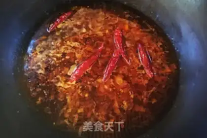 Make Spicy bean-skin gold mushroom rolls step 8