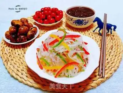 Make The white radish with pepper step 9