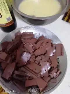Make Creamed duck blood step 0