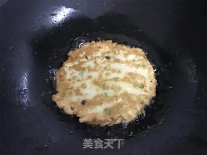 Make radish egg pancakes step 6