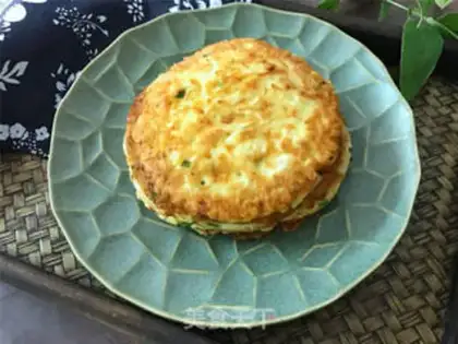 Make radish egg pancakes step 7