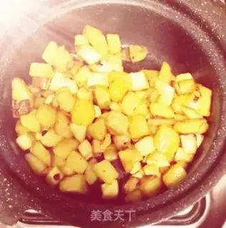 Make Curry potato abalone step 3