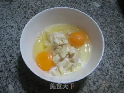 Make Banana omelet step 3