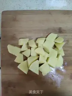 Make Gold Potato Cape step 1