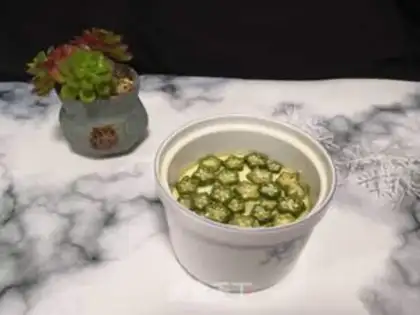 Make Autumn steamed eggs step 5