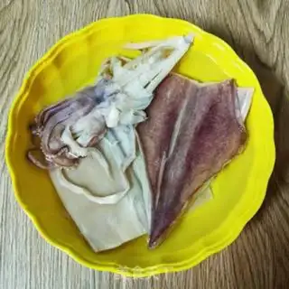 Make The squid fired Dutch beans step 0