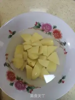 Make Gold Potato Cape step 2