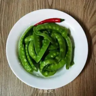 Make The squid fired Dutch beans step 1