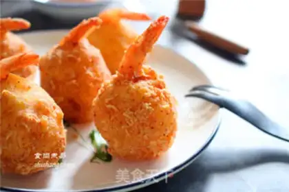Make Pixie-tail shrimp ball step 13