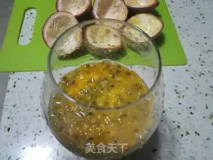 Make Lemon bee-honey bean juice step 2