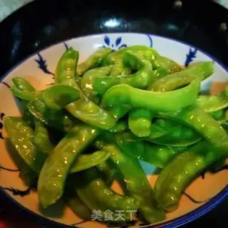 Make The squid fired Dutch beans step 7