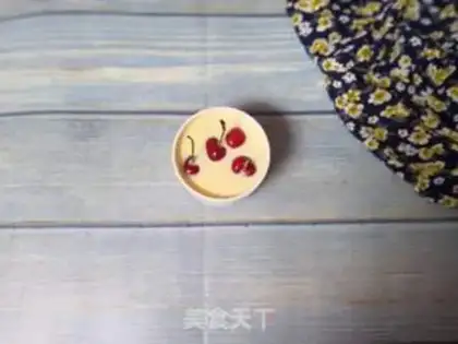 Make Cherry yogurt step 1