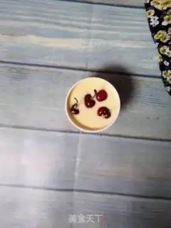 Make Cherry yogurt step 2