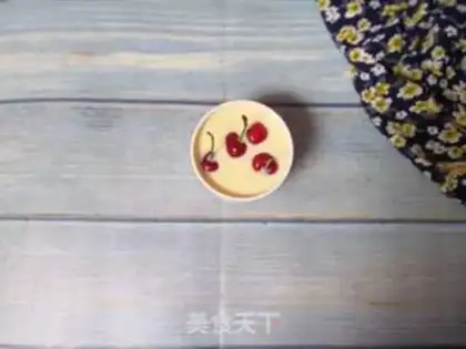 Make Cherry yogurt step 3