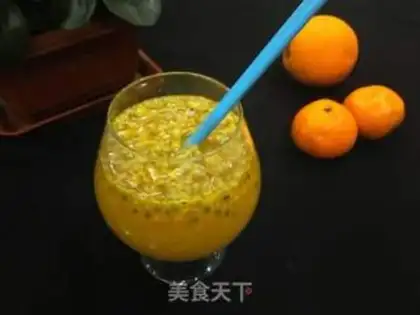 Make Lemon bee-honey bean juice step 5