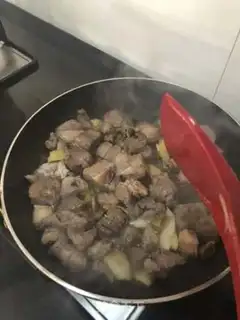 Make Curry cow step 2
