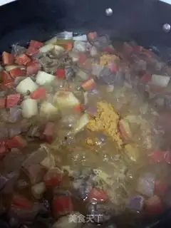 Make Curry cow step 8