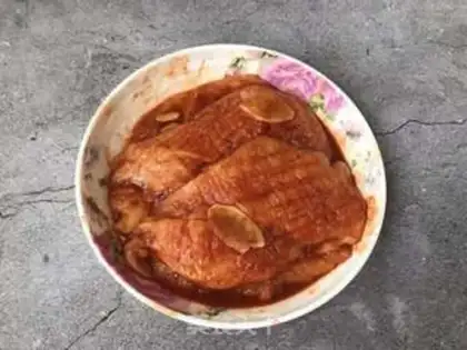 Make Gold chicken chop step 3