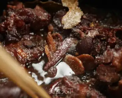 Make Red burning pig hoof step 8
