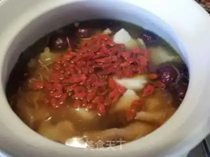 Make A tummy-breeding mushroom gel soup step 9