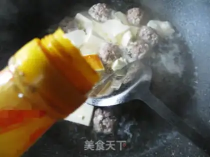 Make Meatball tofu soup step 11