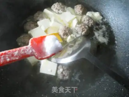 Make Meatball tofu soup step 12