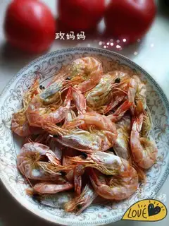 Make Microwave dry shrimp step 5