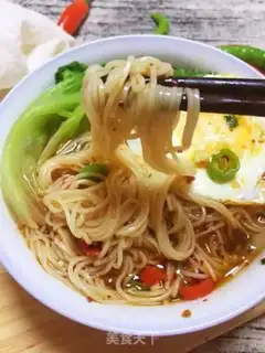 Make Sour spicy. Soup noodles step 7