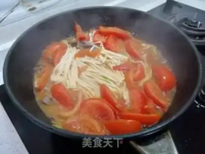Make Tomato gin and mushroom beef step 6