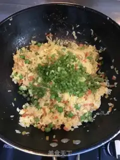 Make Gold egg fried rice step 8
