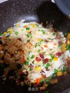 Make Five-colored rice step 4