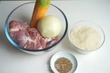 Make Lamb rice step 0