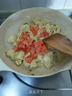 Make Sweet pepper dry tofu step 7