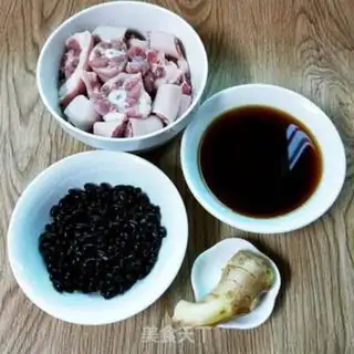 Make Pigtail black beans step 0
