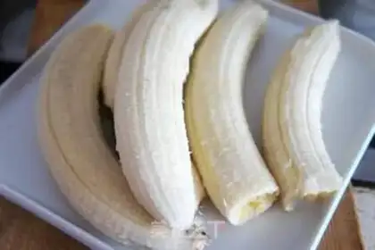 Make Baking banana chips step 1