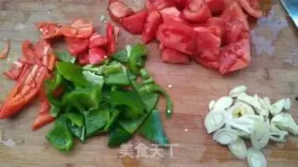 Make Red eggplant rice step 4