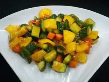 Make Tomato fried vegetables step 5
