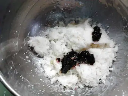 Make Triple Blueberry Mountain Mock step 8