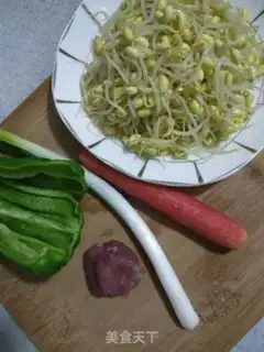 Make Meat bean sprouts step 3
