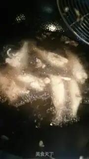 Make Dried yellow fish step 2