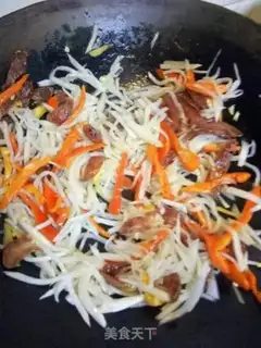 Make The radish sausage step 5