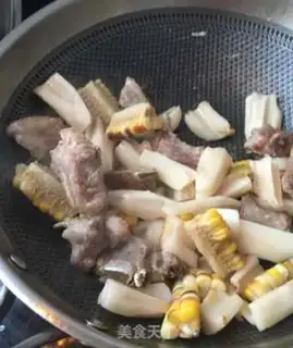 Make Corn lily ribs step 7