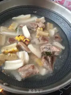 Make Corn lily ribs step 8