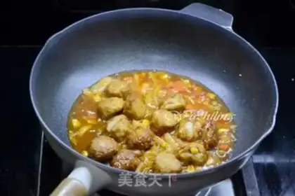 Make Eggplant chicken meatballs step 9