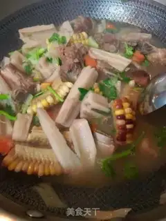 Make Corn lily ribs step 13