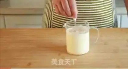 Make Five powdered milk pancakes step 1