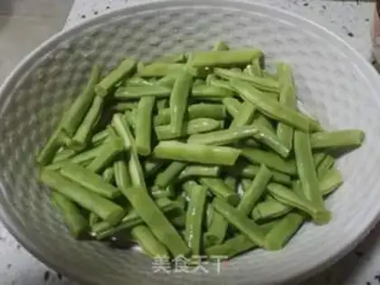 Make Sour bean horns step 1