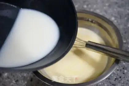 Make Milk and eggs step 7