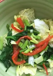 Make Shrimp vegetable salad step 5