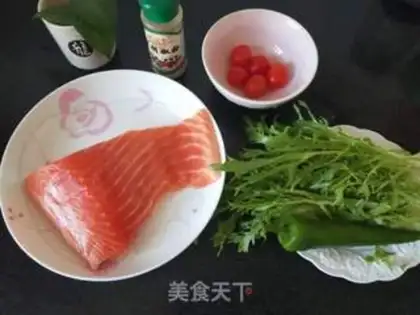 Make Fried salmon step 0